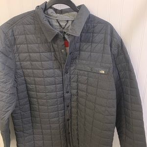 The North Face Thermoball Jacket Size Large Dark Heather Gray Color